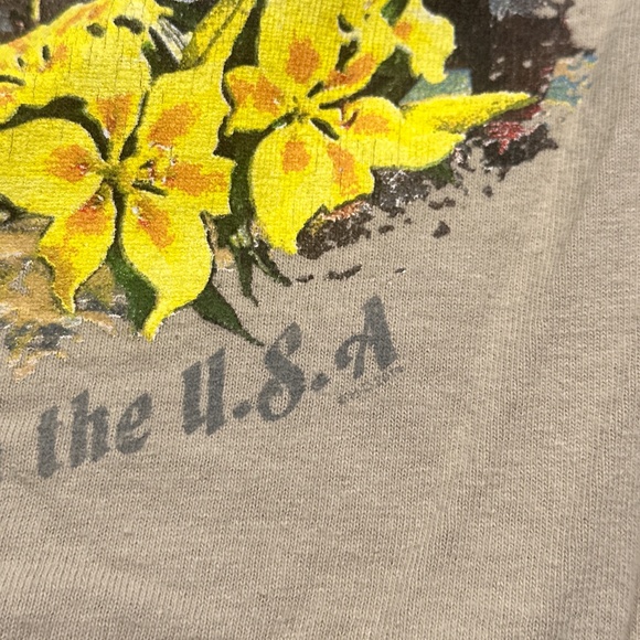 Harley Davidson Motorcycle Kona Hawaiia Pinup Girl Tan Beige T Shirt Mens Large - Picture 6 of 10